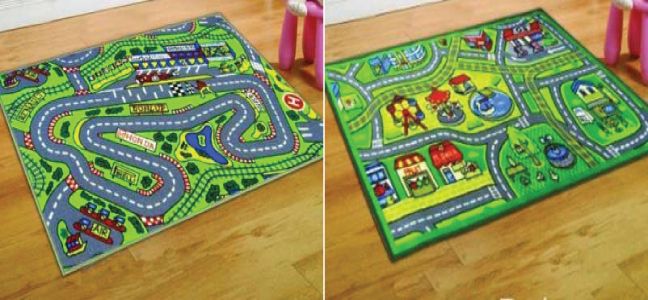 Formula 1 and Happy Town Rug