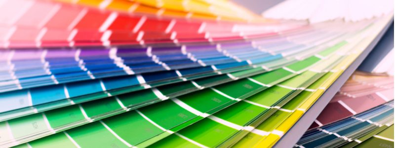 Image showing paint colour charts