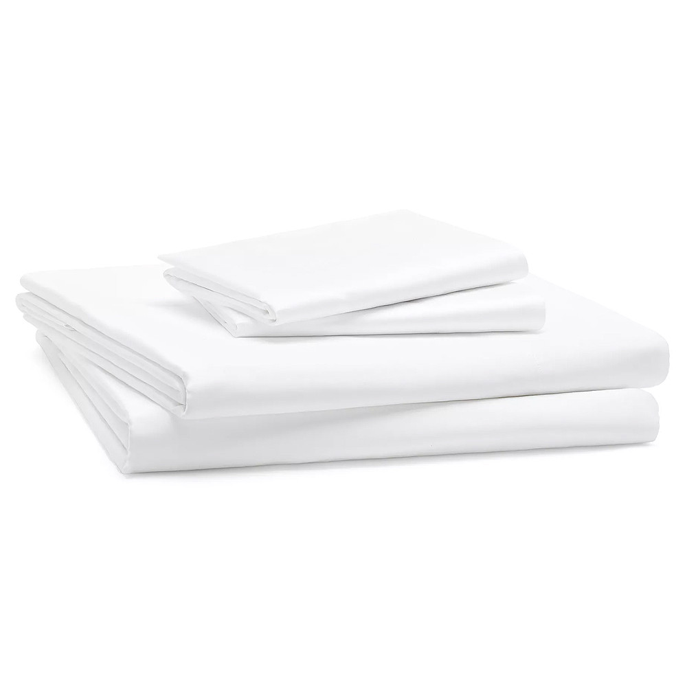 Iron PERCALE Quality Fitted Sheets180 Thread Count PolyCotton Bed Sheet Non