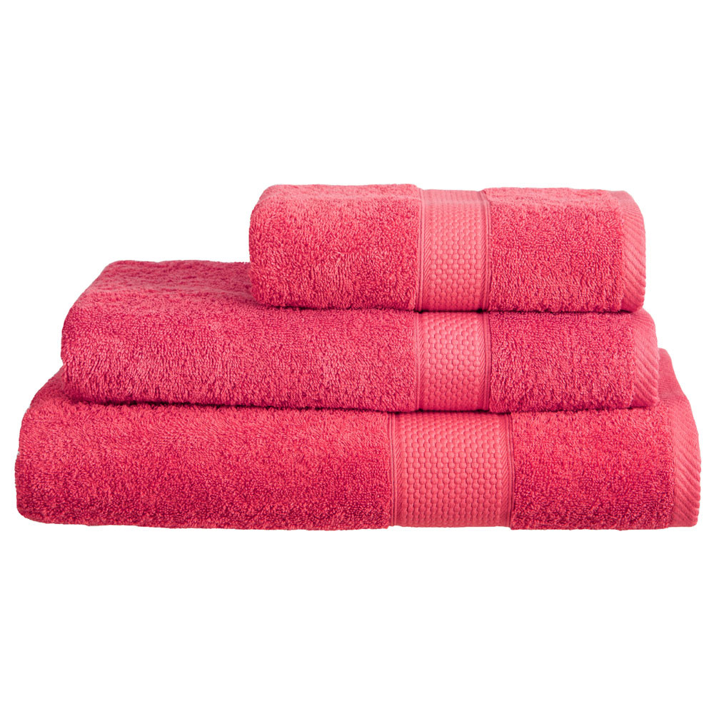 Hot Pink, 50 x 85 cm Lexs Linens Quality 100% Combed Cotton 2 Pack Hand Towels 