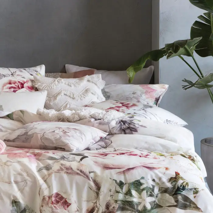 Linen House Sansa Fl Print 100, Beautiful Duvet Covers Canada